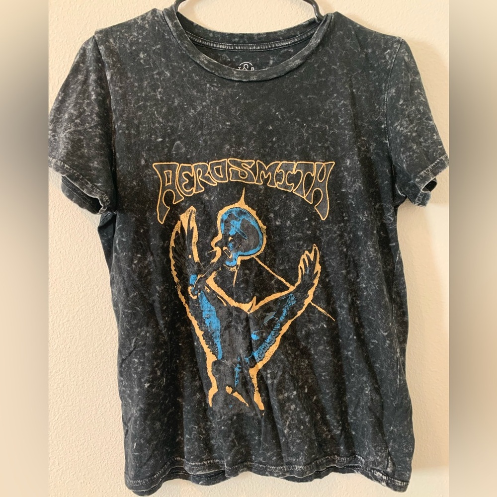 Aerosmith Graphic Short Sleeve Tee - Black